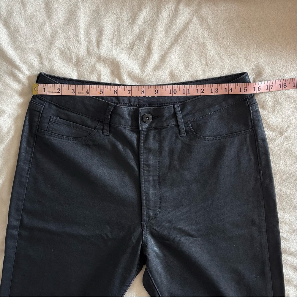Articles of Society Black Coated High Rise Skinny Jeans Size 30 - Picture 6 of 12